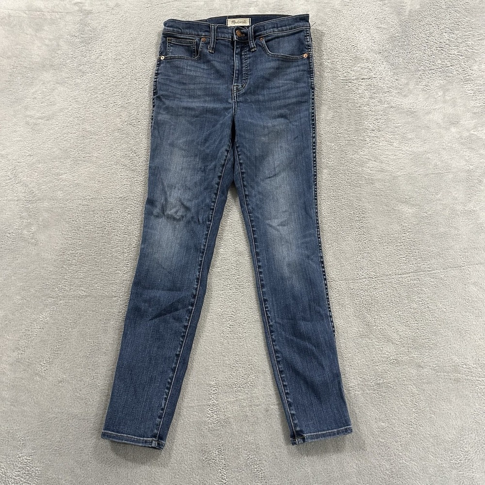 Madewell Jeans Women's 28 Blue 10" High Rise Skinny Normcore Stretch Casual
